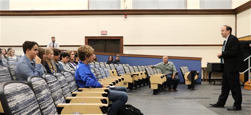 Congressman and Students